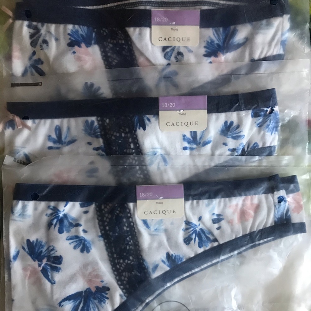 Cacique 3 Thongs NIP 18-20